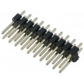 DS1021-2*10SF11; Pin header; pin strips; male; PIN: 20; straight; 2.54mm; THT; 2x10; CONNFLY DS1021-2*10SF11; Pin header; pin strips; male; PIN: 20; straight; 2.54mm; THT; 2x10; CONNFLY