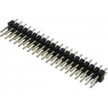 DS1021-2*20SF11; Pin header; pin strips; male; PIN: 40; straight; 2.54mm; THT; 2x20; CONNFLY