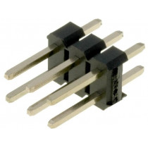 DS1021-2*3SF1-1; Pin header; pin strips; male; PIN: 6; straight; 2.54mm; THT; 2x3; CONNFLY
