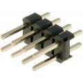 DS1021-2*4SF1-1; Pin header; pin strips; male; PIN: 8; straight; 2.54mm; THT; 2x4; CONNFLY DS1021-2*4SF1-1; Pin header; pin strips; male; PIN: 8; straight; 2.54mm; THT; 2x4; CONNFLY