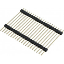 ZL2038-20; Pin header; pin strips; male; PIN: 20; double deck; straight; THT; NINIGI