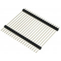 ZL2045-20; Pin header; pin strips; male; PIN: 20; double deck; straight; THT; NINIGI ZL2045-20; Pin header; pin strips; male; PIN: 20; double deck; straight; THT; NINIGI