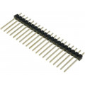 DS1021-1*20SF1-5; Pin header; pin strips; male; PIN: 20; straight; 2.54mm; THT; 1x20; CONNFLY DS1021-1*20SF1-5; Pin header; pin strips; male; PIN: 20; straight; 2.54mm; THT; 1x20; CONNFLY
