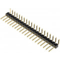 DS1022-1*20RDF1-1; Pin header; pin strips; male; PIN: 20; angled 90°; 2.54mm; THT; 1x20; CONNFLY DS1022-1*20RDF1-1; Pin header; pin strips; male; PIN: 20; angled 90°; 2.54mm; THT; 1x20; CONNFLY