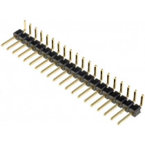 DS1022-1*20RDF1-1; Pin header; pin strips; male; PIN: 20; angled 90°; 2.54mm; THT; 1x20; CONNFLY