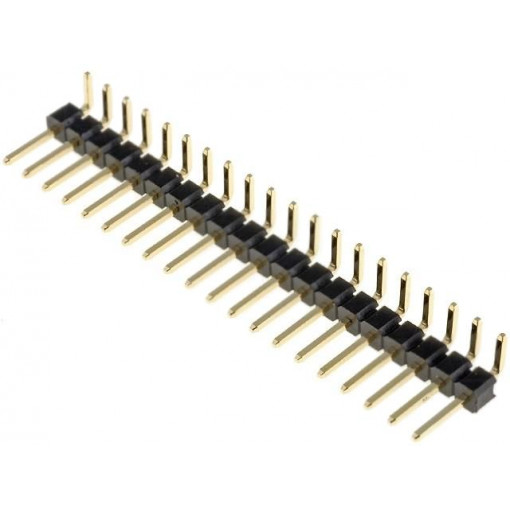 DS1022-1*20RDF1-1; Pin header; pin strips; male; PIN: 20; angled 90°; 2.54mm; THT; 1x20; CONNFLY