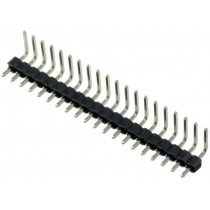 DS1022-1*20RUF1-1; Pin header; pin strips; male; PIN: 20; angled 90°; 2.54mm; THT; 1x20; CONNFLY