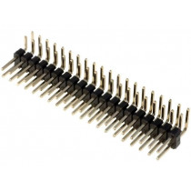 DS1022-2*20RF11; Pin header; pin strips; male; PIN: 40; angled 90°; 2.54mm; THT; 2x20; CONNFLY
