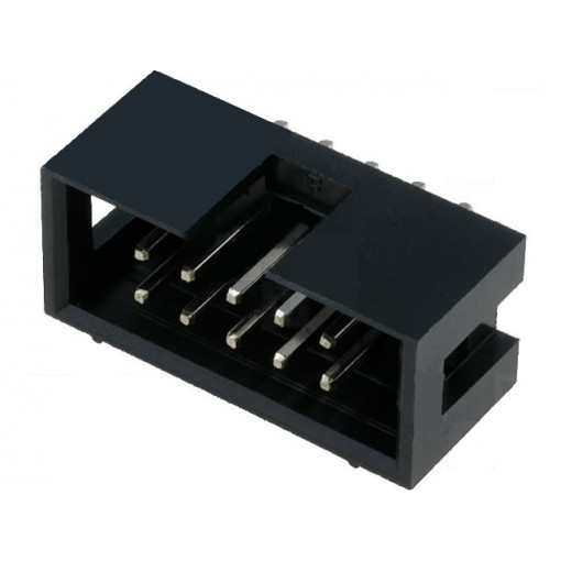 DS1013-10SSIB1; Socket; IDC; male; PIN: 10; straight; THT; gold-plated; 2.54mm; CONNFLY