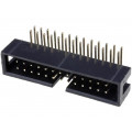 DS1013-26RSIB; Socket; IDC; male; PIN: 26; angled 90°; THT; gold-plated; 2.54mm; CONNFLY