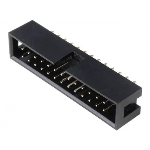 DS1013-26SSIB1-B-0; Socket; IDC; male; PIN: 26; straight; THT; gold-plated; 2.54mm; CONNFLY