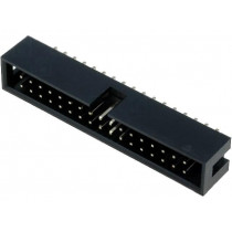 DS1013-34SSIB1-B-0; Socket; IDC; male; PIN: 34; straight; THT; gold-plated; 2.54mm; CONNFLY