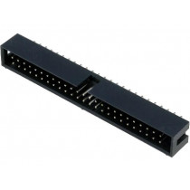 DS1013-50SSIB1; Socket; IDC; male; PIN: 50; straight; THT; gold-plated; 2.54mm; CONNFLY