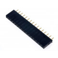 DS1023-1*16S21; Socket; pin strips; female; PIN: 16; straight; 2.54mm; THT; 1x16; CONNFLY DS1023-1*16S21; Socket; pin strips; female; PIN: 16; straight; 2.54mm; THT; 1x16; CONNFLY