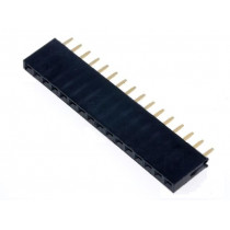 DS1023-1*16S21; Socket; pin strips; female; PIN: 16; straight; 2.54mm; THT; 1x16; CONNFLY