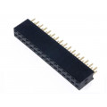 DS1023-2*16S21; Socket; pin strips; female; PIN: 32; straight; 2.54mm; THT; 2x16; CONNFLY