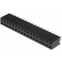 DS1023-2*17S21; Socket; pin strips; female; PIN: 34; straight; 2.54mm; THT; 2x17; CONNFLY