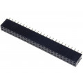 DS1023-2*25S21; Socket; pin strips; female; PIN: 50; straight; 2.54mm; THT; 2x25; CONNFLY