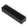 ZL264-20DG; Socket; pin strips; female; PIN: 20; vertical; 2.54mm; SMT; 2x10; NINIGI ZL264-20DG; Socket; pin strips; female; PIN: 20; vertical; 2.54mm; SMT; 2x10; NINIGI