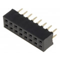 DS1026-05-2*8S8BV; Socket; pin strips; female; PIN: 16; straight; 2mm; THT; 2x8; CONNFLY DS1026-05-2*8S8BV; Socket; pin strips; female; PIN: 16; straight; 2mm; THT; 2x8; CONNFLY