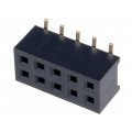 ZL266-10DG; Socket; pin strips; female; PIN: 10; vertical; 2mm; SMT; 2x5; NINIGI ZL266-10DG; Socket; pin strips; female; PIN: 10; vertical; 2mm; SMT; 2x5; NINIGI