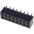 ZL266-16DG; Socket; pin strips; female; PIN: 16; vertical; 2mm; SMT; 2x8; NINIGI ZL266-16DG; Socket; pin strips; female; PIN: 16; vertical; 2mm; SMT; 2x8; NINIGI
