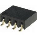 ZL268-4SGH; Socket; pin strips; female; PIN: 4; horizontal; 2.54mm; SMT; 1x4; NINIGI ZL268-4SGH; Socket; pin strips; female; PIN: 4; horizontal; 2.54mm; SMT; 1x4; NINIGI