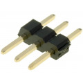DS1025-01-1*3P8BV1-B; Pin header; pin strips; male; PIN: 3; straight; 2mm; THT; 1x3; CONNFLY