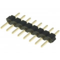 DS1025-01-1*8P8BV1-B; Pin header; pin strips; male; PIN: 8; straight; 2mm; THT; 1x8; CONNFLY