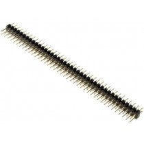 DS1025-05-2*40P8BV1; Pin header; pin strips; male; PIN: 80; straight; 2mm; THT; 2x40; CONNFLY