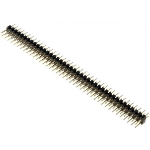 DS1025-05-2*40P8BV1; Pin header; pin strips; male; PIN: 80; straight; 2mm; THT; 2x40; CONNFLY