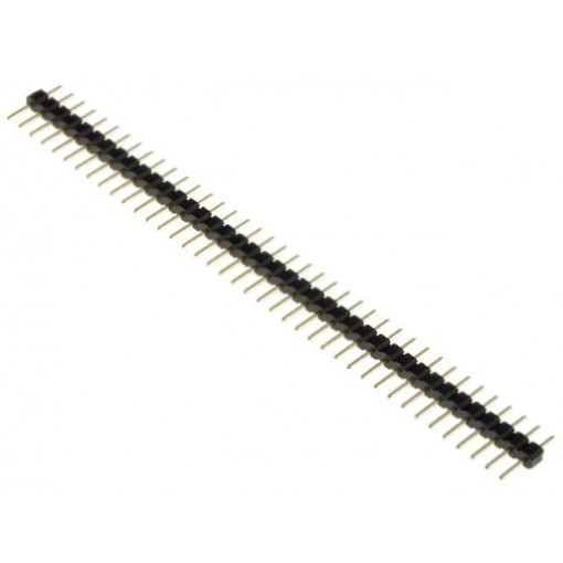 DS1025-01-1*40P8BV1-B; Pin header; pin strips; male; PIN: 40; straight; 2mm; THT; 1x40; CONNFLY DS1025-01-1*40P8BV1-B; Pin header; pin strips; male; PIN: 40; straight; 2mm; THT; 1x40; CONNFLY