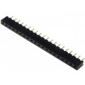 ZL305-20; Socket; pin strips; female; PIN: 20; straight; 2.54mm; THT; 1x20; NINIGI ZL305-20; Socket; pin strips; female; PIN: 20; straight; 2.54mm; THT; 1x20; NINIGI