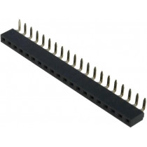 ZL306-20; Socket; pin strips; female; PIN: 20; angled 90°; 2.54mm; THT; 1x20; NINIGI