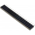 DS1002-03-1*20131; Socket; pin strips; female; PIN: 20; turned contacts; straight; CONNFLY DS1002-03-1*20131; Socket; pin strips; female; PIN: 20; turned contacts; straight; CONNFLY