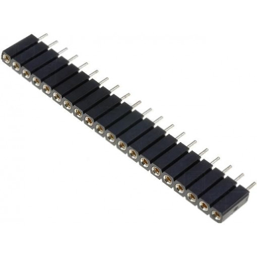 DS1002-03-1*20131; Socket; pin strips; female; PIN: 20; turned contacts; straight; CONNFLY