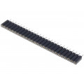 DS1002-03-1*26131; Socket; pin strips; female; PIN: 26; turned contacts; straight; CONNFLY DS1002-03-1*26131; Socket; pin strips; female; PIN: 26; turned contacts; straight; CONNFLY