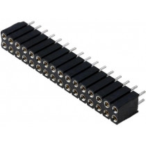 DS1002-03-2*16131; Socket; pin strips; female; PIN: 32; turned contacts; straight; CONNFLY