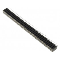 DS1002-03-2*36131; Socket; pin strips; female; PIN: 72; turned contacts; straight; CONNFLY