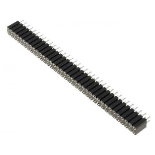 DS1002-03-2*36131; Socket; pin strips; female; PIN: 72; turned contacts; straight; CONNFLY