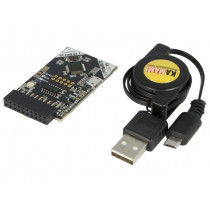 ZL30PRGV2-1; Programmer: microcontrollers; ARM; USB; 1.65÷3.6VDC; KAMAMI