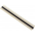 DS1025-06-2*40P8BR1; Pin header; pin strips; male; PIN: 80; angled 90°; 2mm; THT; 2x40; CONNFLY