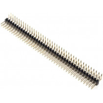 DS1025-06-2*40P8BR1; Pin header; pin strips; male; PIN: 80; angled 90°; 2mm; THT; 2x40; CONNFLY