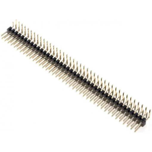 DS1025-06-2*40P8BR1; Pin header; pin strips; male; PIN: 80; angled 90°; 2mm; THT; 2x40; CONNFLY