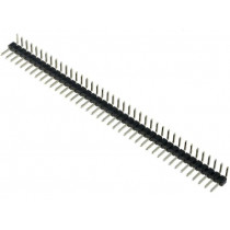 DS1025-02-1*40P8BR1; Pin header; pin strips; male; PIN: 40; angled 90°; 2mm; THT; 1x40; CONNFLY DS1025-02-1*40P8BR1; Pin header; pin strips; male; PIN: 40; angled 90°; 2mm; THT; 1x40; CONNFLY