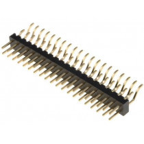 DS1025-07-2*20P8BS1; Pin header; pin strips; male; PIN: 40; horizontal; 2mm; SMT; 2x20; CONNFLY