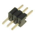 DS1031-01-1*3P8BV3-1; Pin header; pin strips; male; PIN: 3; straight; 1.27mm; THT; 1x3; CONNFLY DS1031-01-1*3P8BV3-1; Pin header; pin strips; male; PIN: 3; straight; 1.27mm; THT; 1x3; CONNFLY