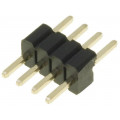 DS1031-01-1*4P8BV3-1; Pin header; pin strips; male; PIN: 4; straight; 1.27mm; THT; 1x4; CONNFLY DS1031-01-1*4P8BV3-1; Pin header; pin strips; male; PIN: 4; straight; 1.27mm; THT; 1x4; CONNFLY