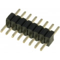 DS1031-01-1*8P8BV3-1; Pin header; pin strips; male; PIN: 8; straight; 1.27mm; THT; 1x8; CONNFLY DS1031-01-1*8P8BV3-1; Pin header; pin strips; male; PIN: 8; straight; 1.27mm; THT; 1x8; CONNFLY
