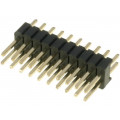 DS1031-06-2*10P8BV-4-1; Pin header; pin strips; male; PIN: 20; straight; 1.27mm; THT; 2x10; CONNFLY DS1031-06-2*10P8BV-4-1; Pin header; pin strips; male; PIN: 20; straight; 1.27mm; THT; 2x10; CONNFLY